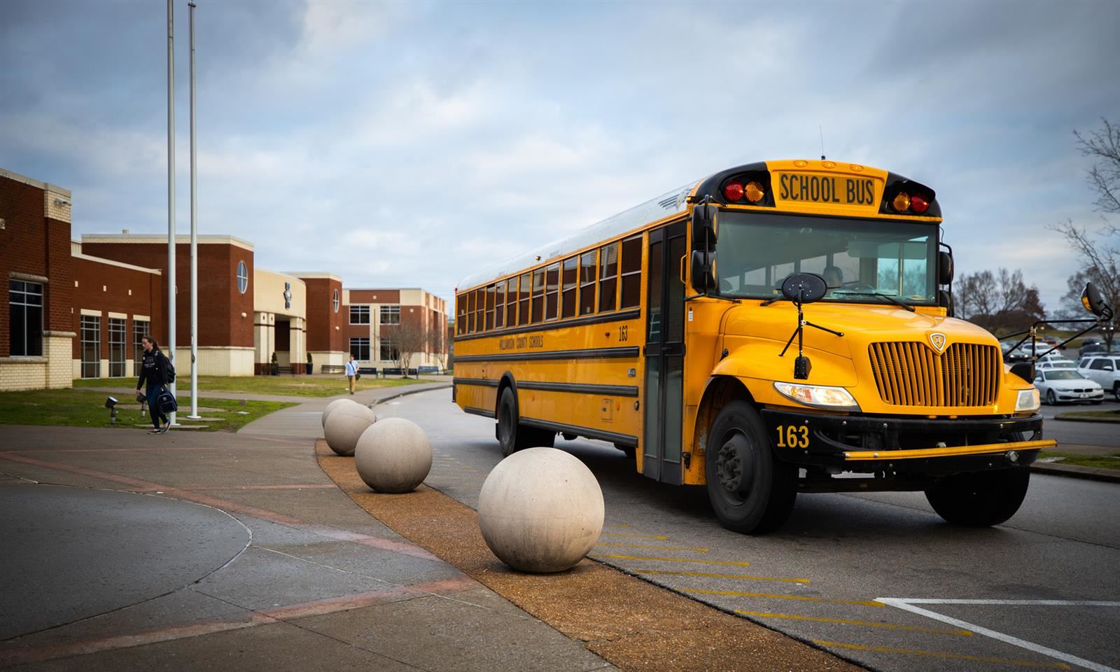 Bus in a bus loop